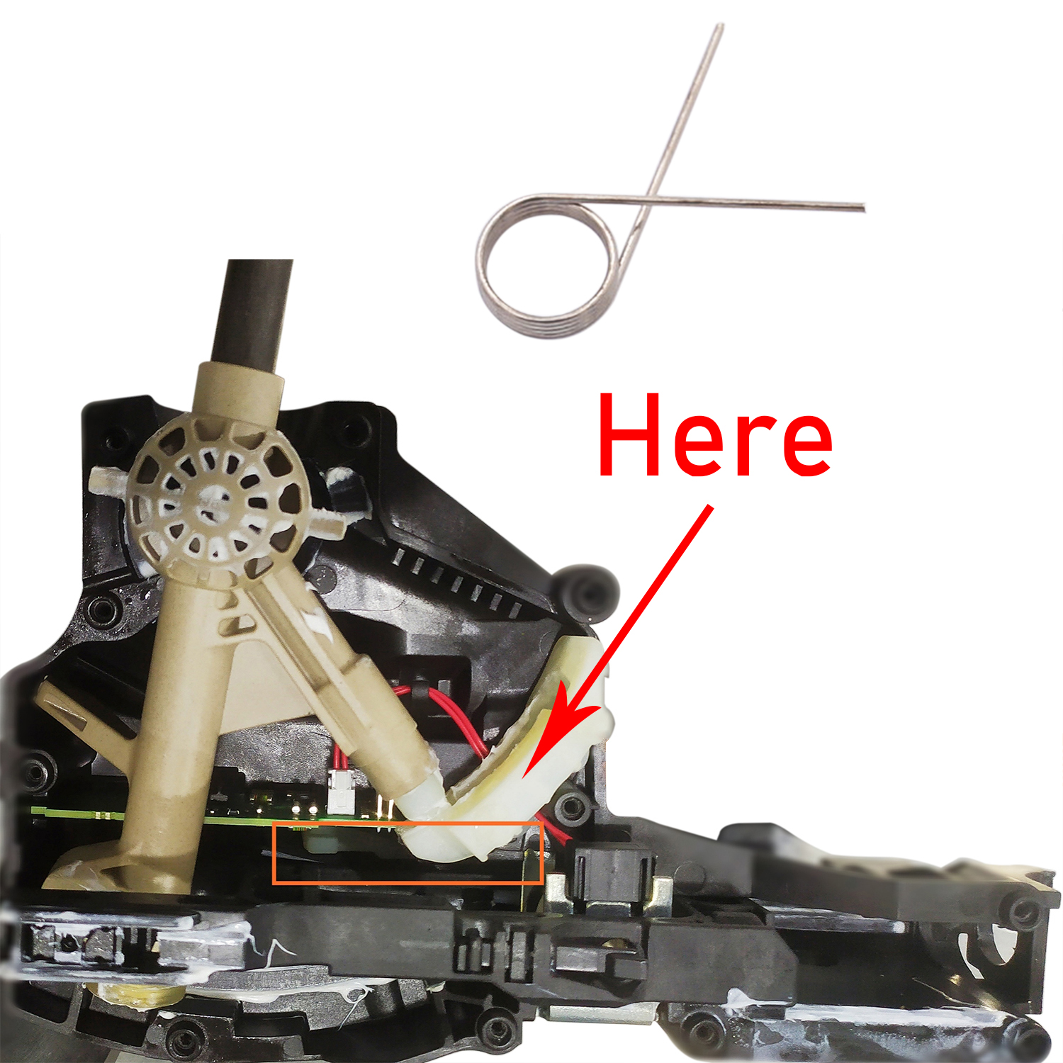 Torsion Spring for Gearshift Steptronic Repair Fits for 20162019 BMW