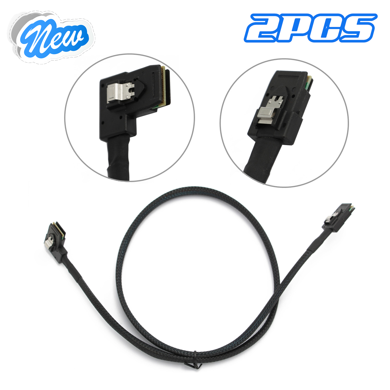 2pcs M246M 0M246M SAS-A SAS-B SATA Cable Raid Controller For Dell R610 R710 H700